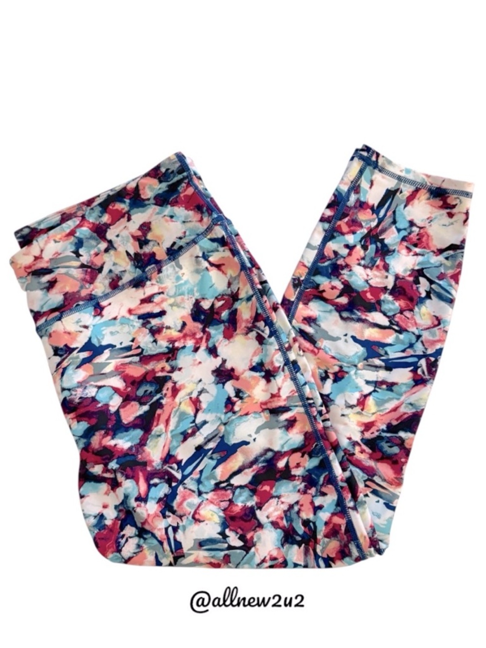Avia Multicolor Abstract Leggings XXL